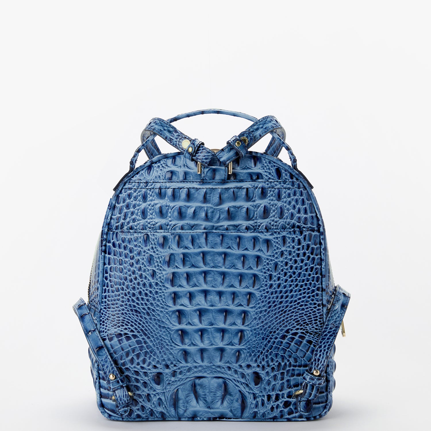 Chelcy Leather Backpack Blue Serenade Melbourne BRAHMIN