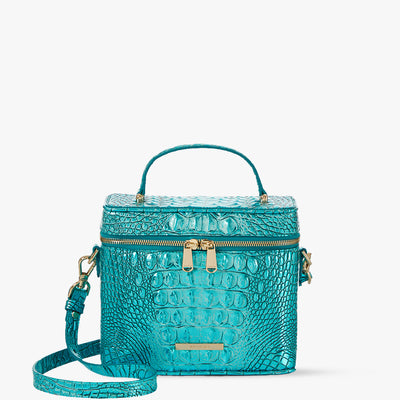 Aqua Potion Melbourne Chantal Crossbody Front View with Strap 
