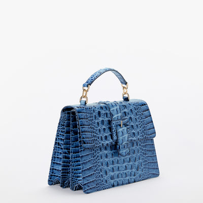 Blue Serenade Melbourne Hallie Satchel Side View 