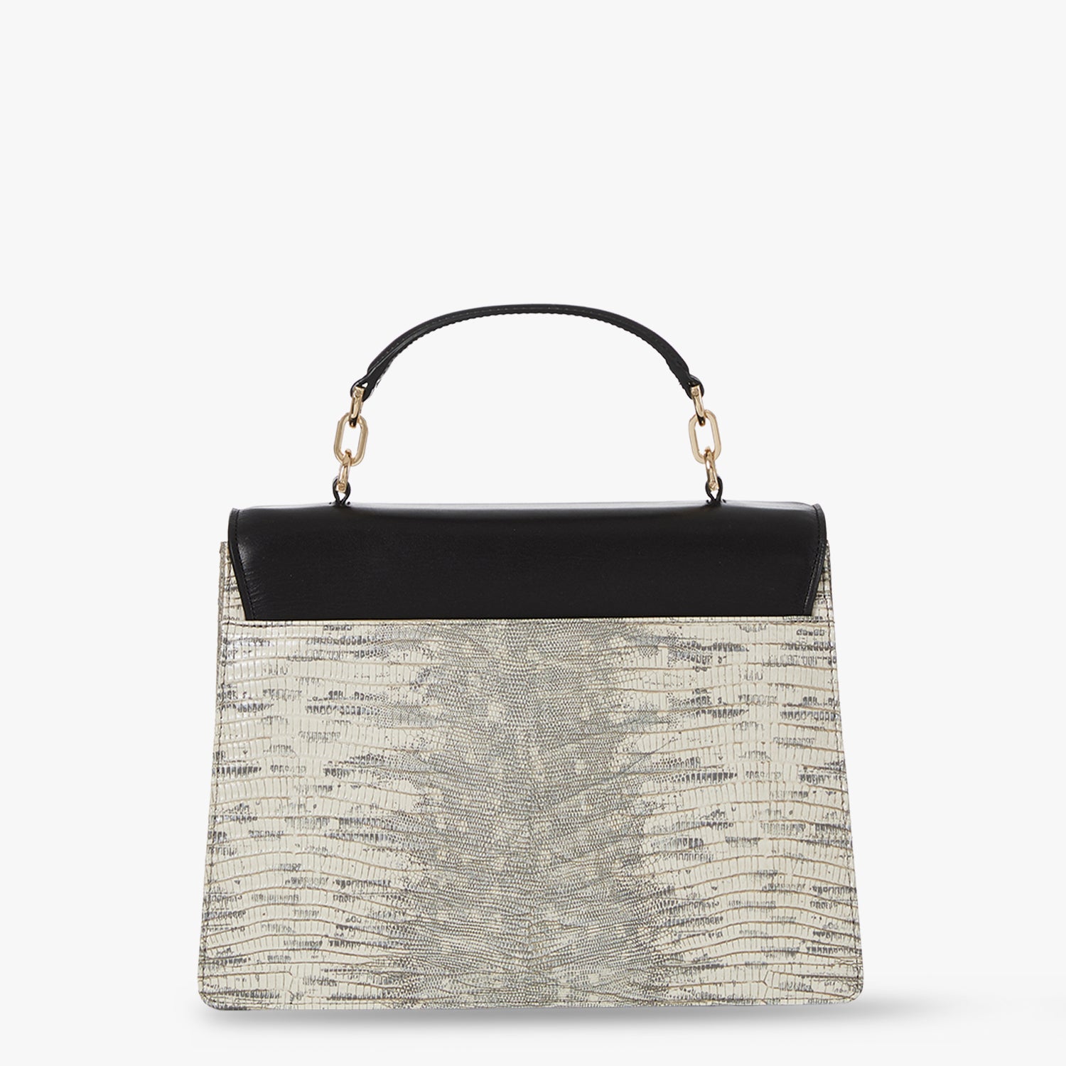 Hallie Leather Satchel | Fairest Grey Whitecap | BRAHMIN 