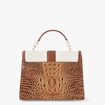 Coconut Milk Taber Hallie Satchel Back View 