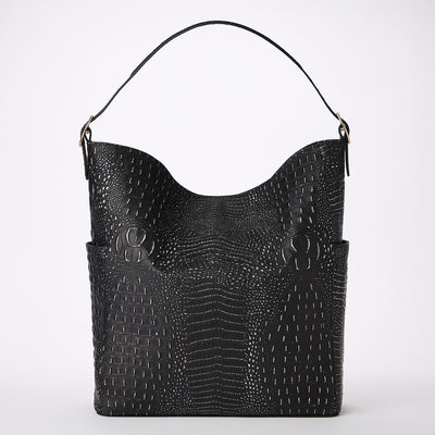 Black Regal Mini Melbourne Parin Shoulder Bag Back View 