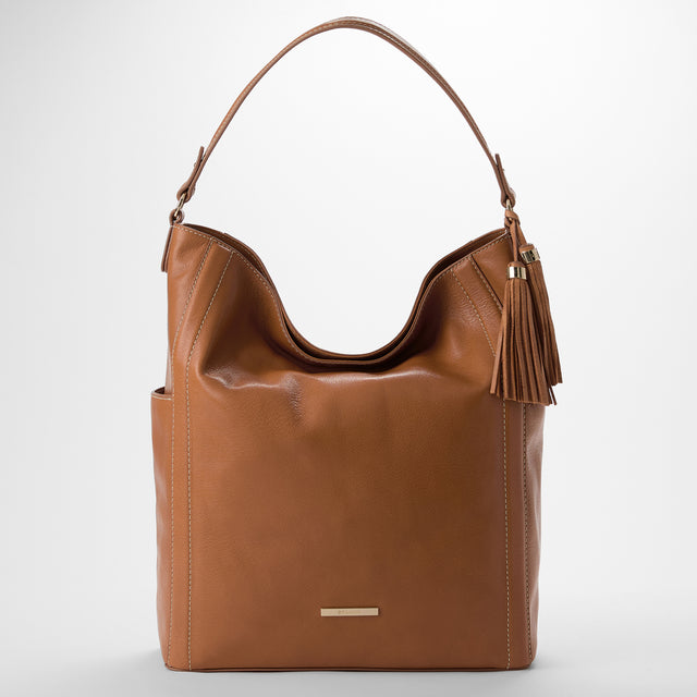 Parin Tan Cloverly Shoulder Bag Front View