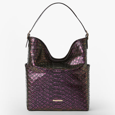 Passion Purple Excelsior Parin Shoulder Bag Front View 