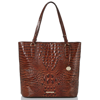 Pecan Melbourne Ezra Tote Front View