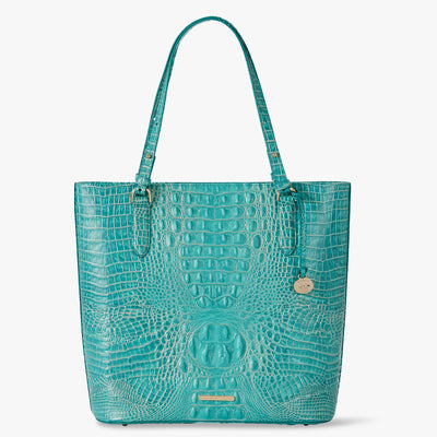 Mermaid Green Melbourne Ezra Tote Front View 
