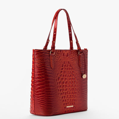 Radiant Red Melbourne Ezra Tote Side View 
