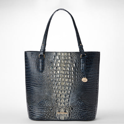 Twilight Blue Ombre Melbourne Ezra Tote Front View 
