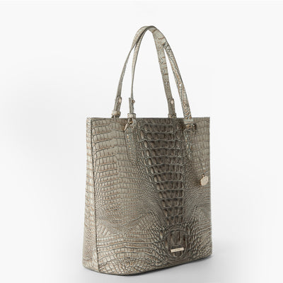 Timeless Taupe Ombre Melbourne Ezra Tote Side View 