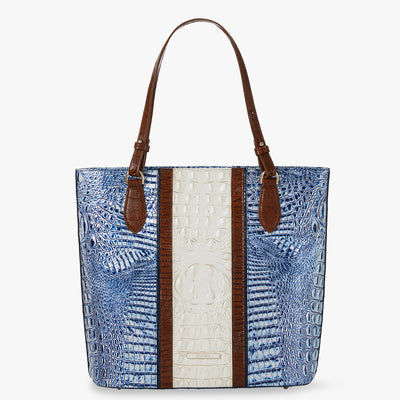 Coastal Blue Odysea Ezra Tote Front View 