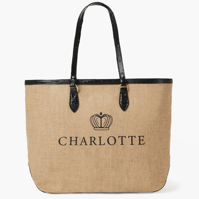 Brooklyn Black Landmark Charlotte Tote Front View