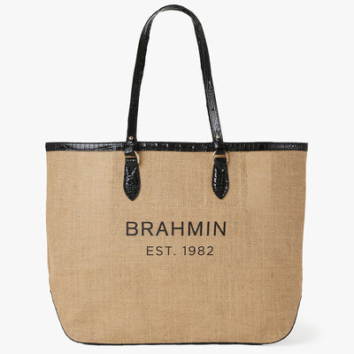 Brooklyn Black Landmark Charlotte Tote Back View