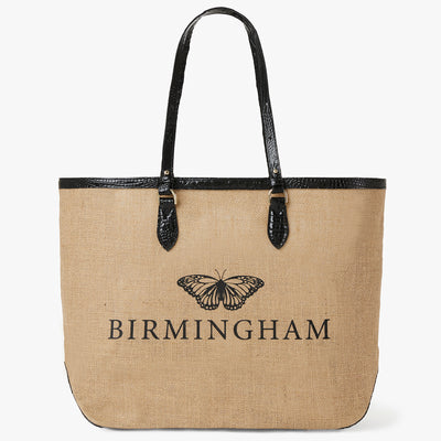 Brooklyn Black Landmark Birmingham Tote Front View