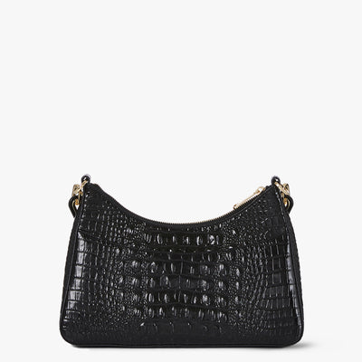 Black Melbourne Mod Esme Shoulder Bag Back View 