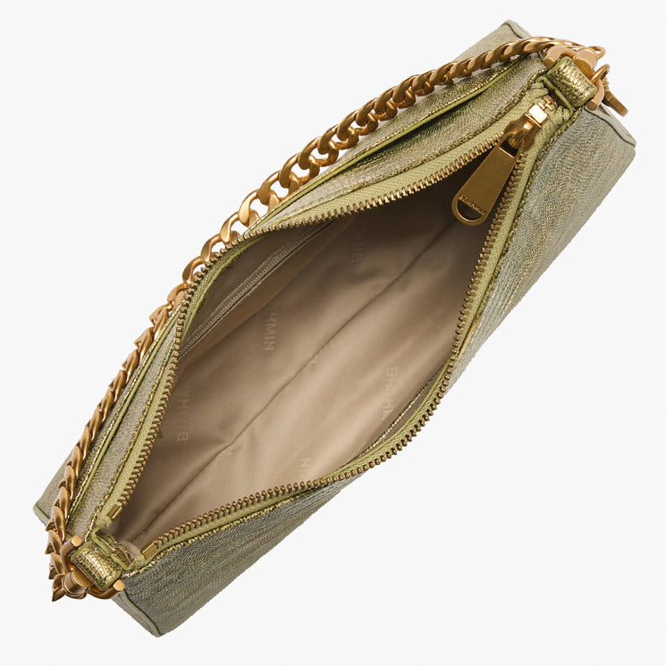 Olive Bachata Mod Esme Shoulder Bag Open Top View