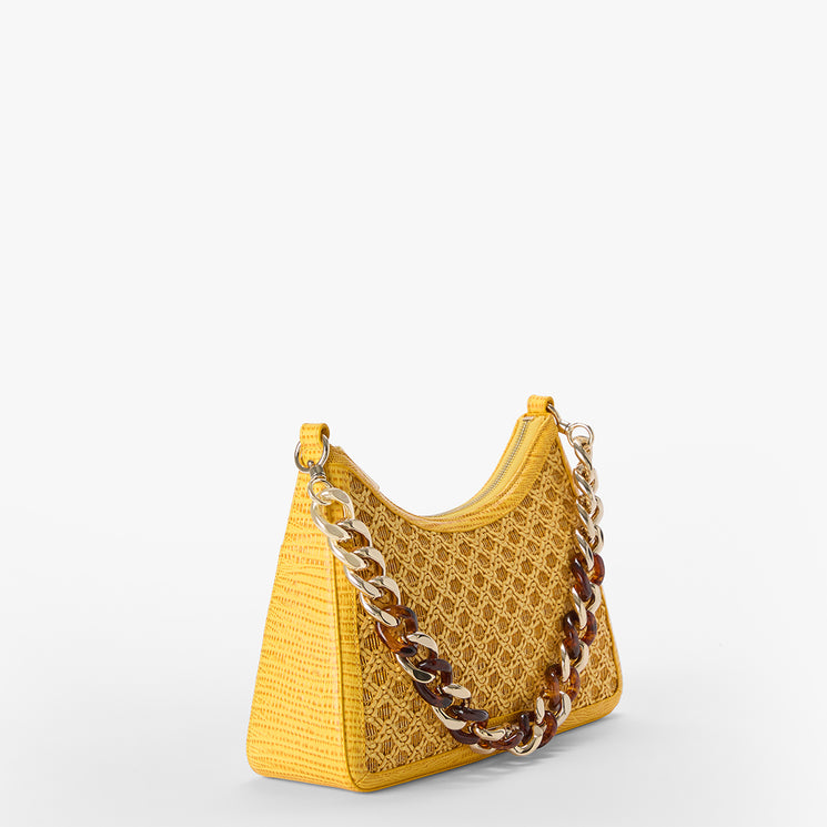 Vivid Yellow Sunshadow Mod Esme Shoulder Bag Side View