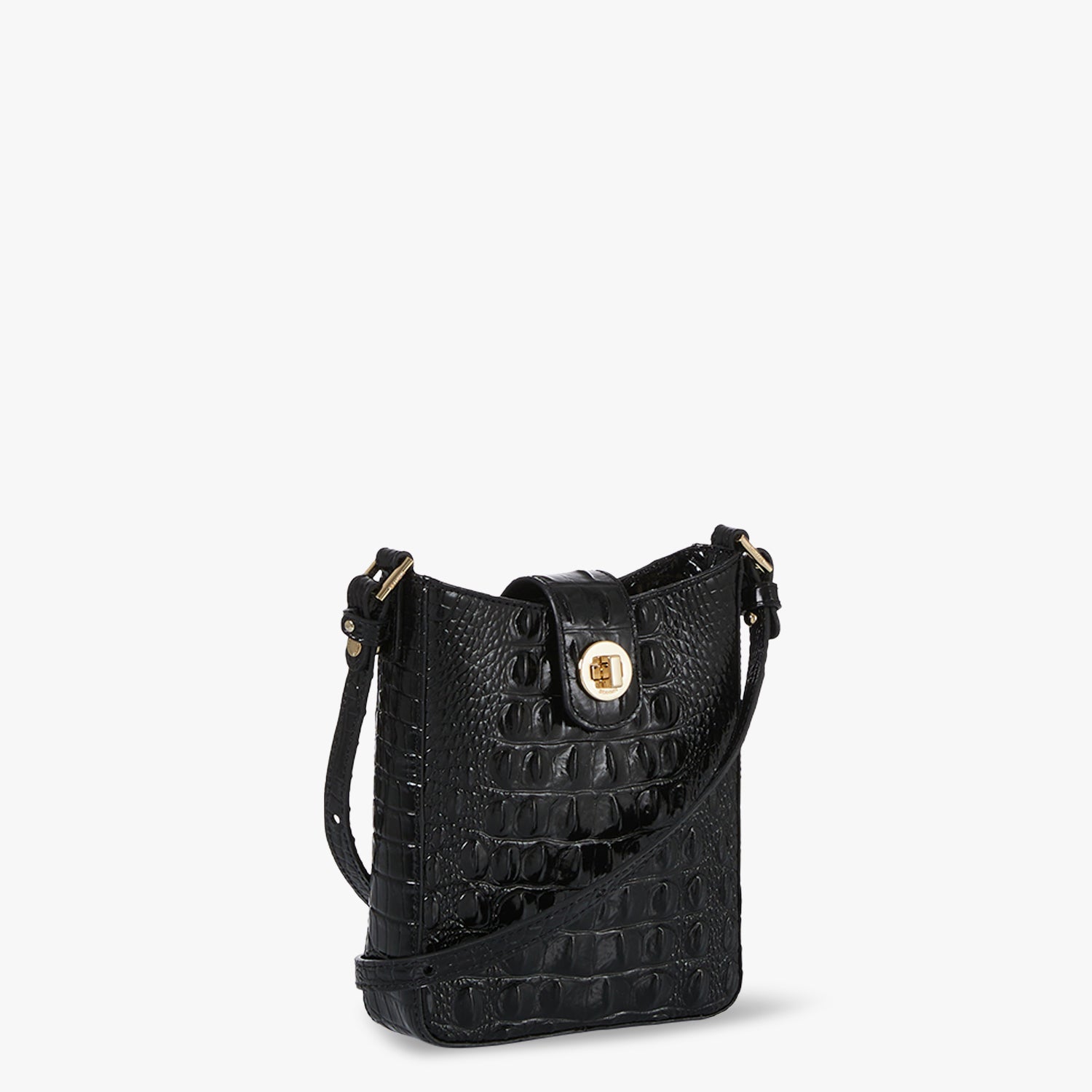 Marley Leather Crossbody Black Melbourne BRAHMIN