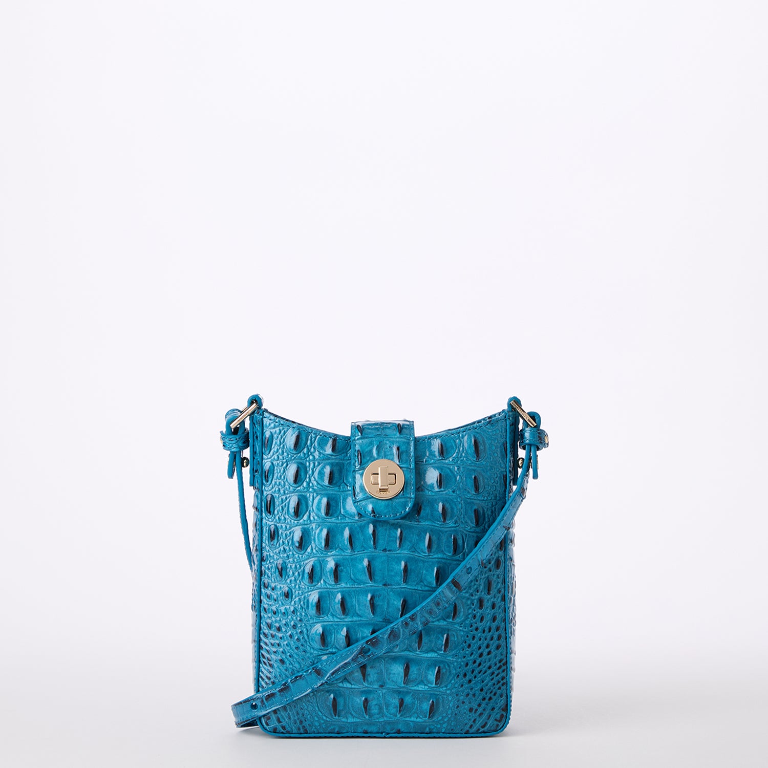 Brahmin popular ELECTRIC BLUE MEL Marley Crossbo