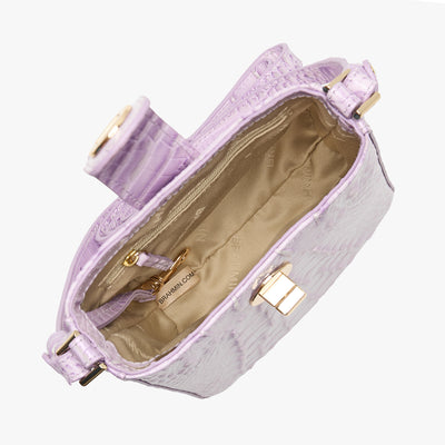 Marley Crossbody Gentle Lavender Melbourne Open product shot from the top View