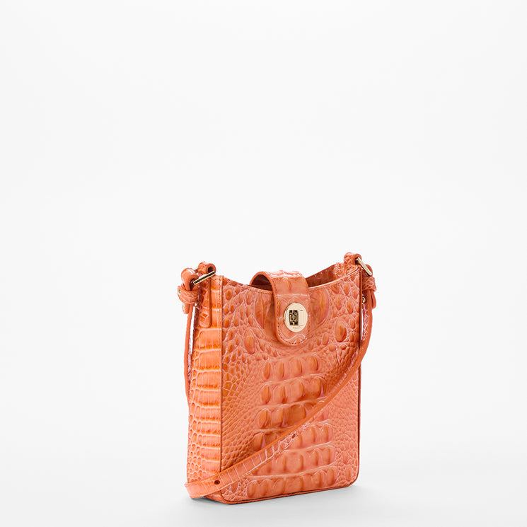 Solar Orange Melbourne Marley Front Side View with Strap 