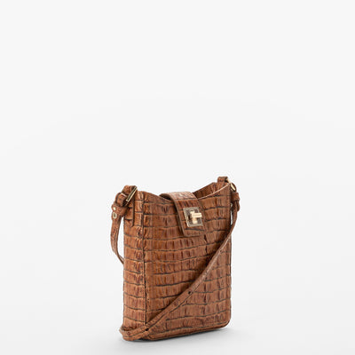 Luggage Brown Leontyne Marley Crossbody Side View 