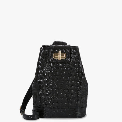 Black Melbourne Maddie Sling Bag Front View 