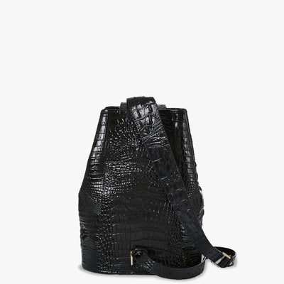 Black Melbourne Maddie Sling Bag Back View 