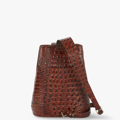 Pecan Melbourne Maddie Sling Bag Back View 