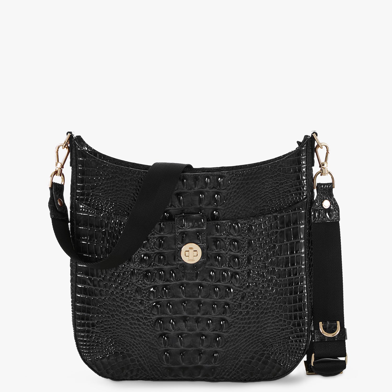 Brahmin Leia Crossbody Black Leather