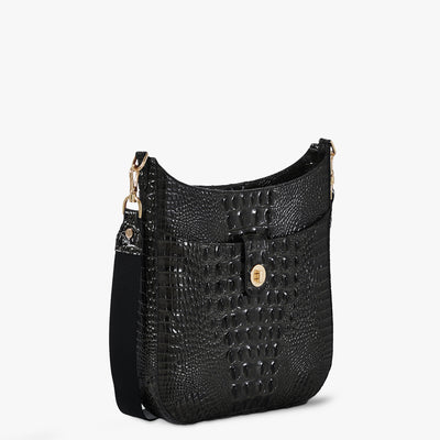 Black Melbourne Leia Crossbody Side View 