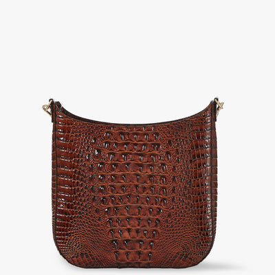 Pecan Melbourne Leia Crossbody Back View 