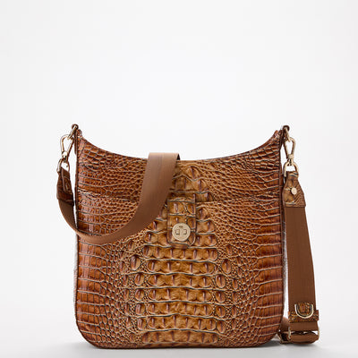 Leia Crossbody Luggage Brown Melbourne Front View