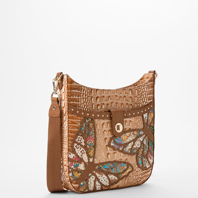 Leia Honey Brown Gala Crossbody Side View