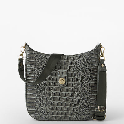 Charcoal Zinnia Leia Crossbody Front View 