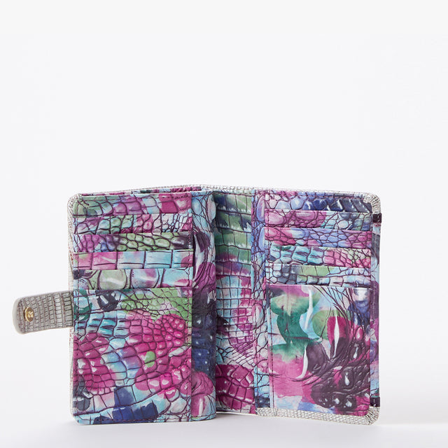Hannah Lavender Blossoming Wallet Open Top View