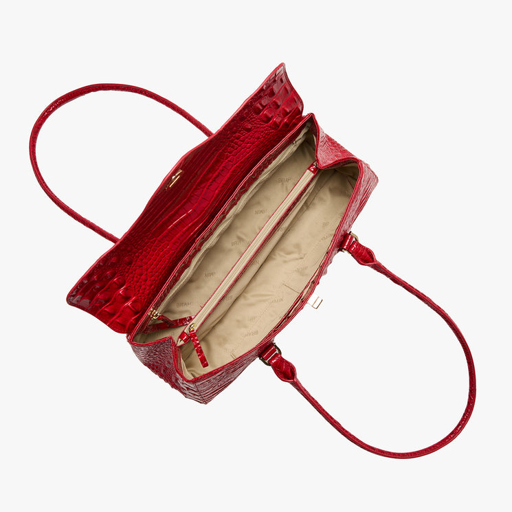 Carnation Melbourne Dayan Satchel Open Top View