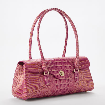 Rouge Blush Melbourne Dayan Satchel Side View 