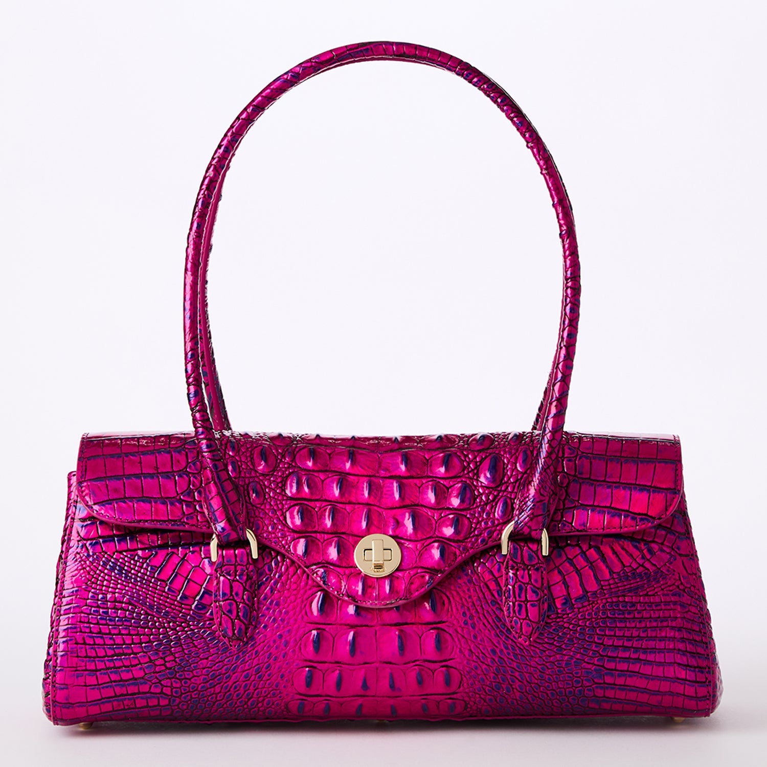 BRAHMIN: Magenta Satchel -- Perfect newest For Spring