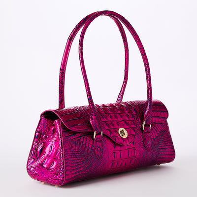 Voltage Violet Melbourne Dayan Satchel Side View 
