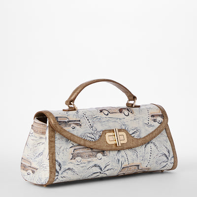 Ivory Copa Cabana Dayan Satchel Side View 