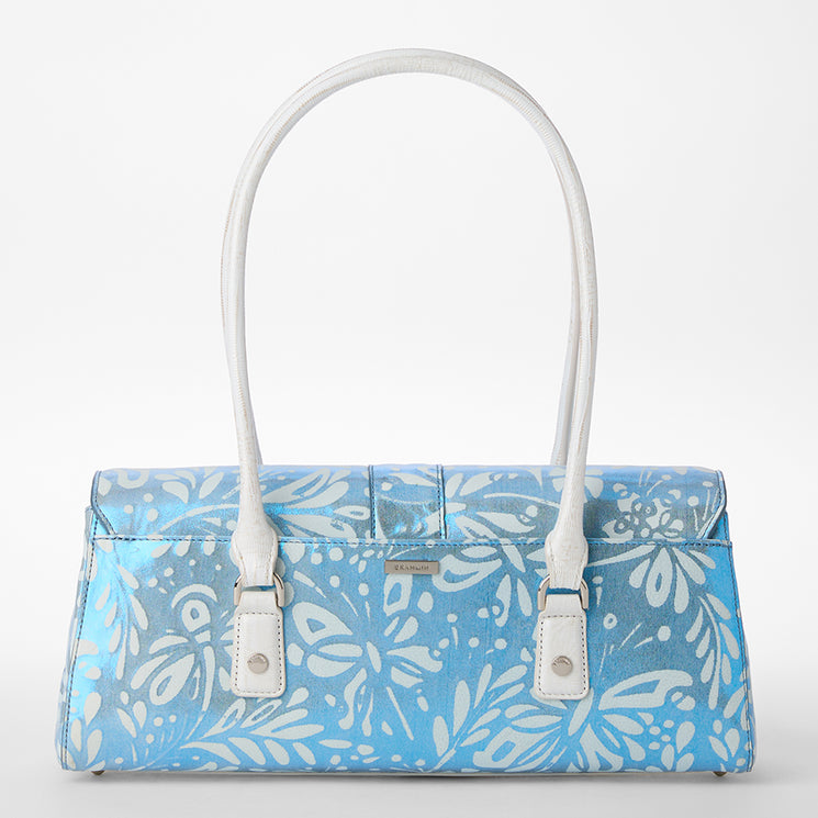 Bellbottom Blue Lucent Dayan Satchel Back View