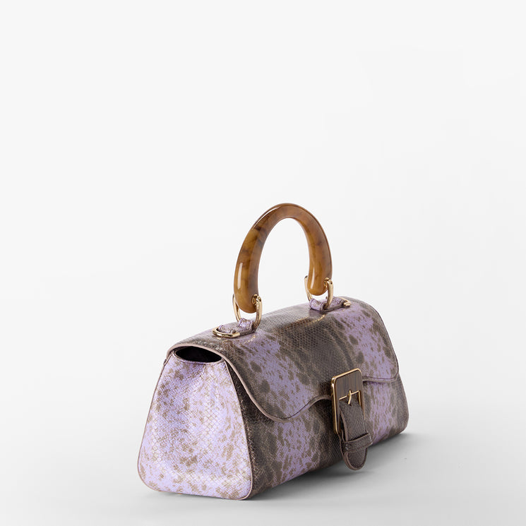Sheer Lavender Cassatt Dayan Satchel Side View
