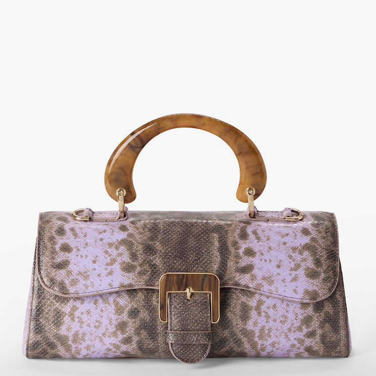Sheer Lavender Cassatt Dayan Satchel Front View