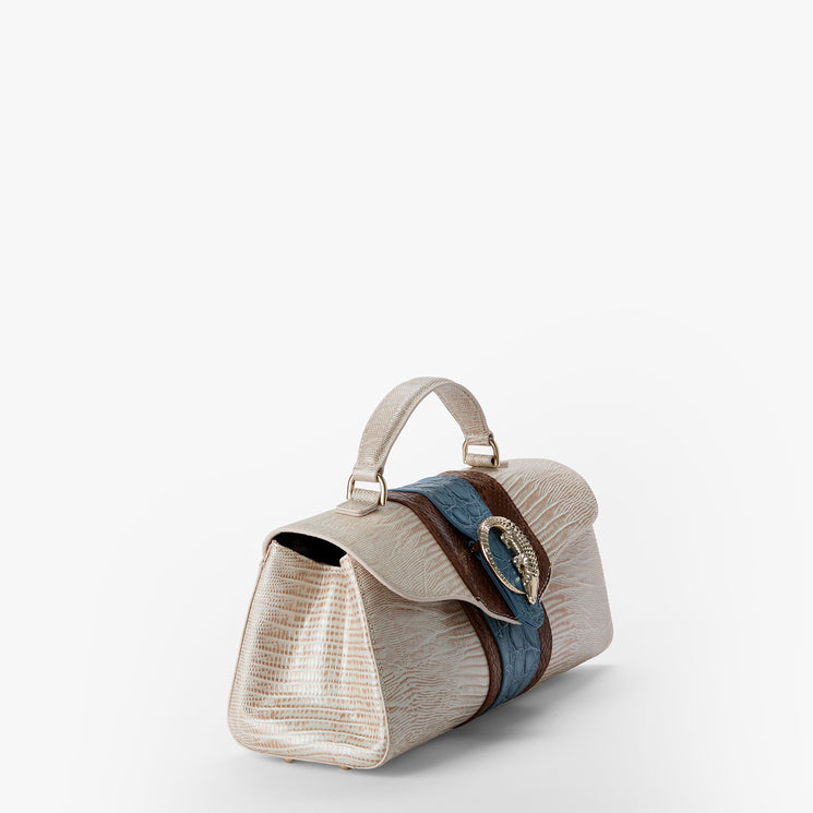 Blue Westlake Dayan Satchel Side View