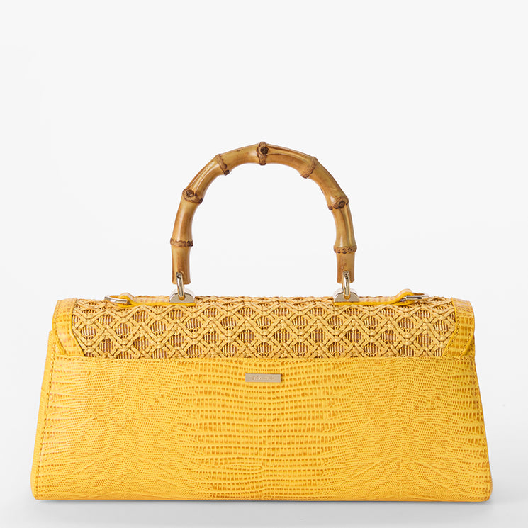 Vivid Yellow Sunshadow Dayan Satchel Back View