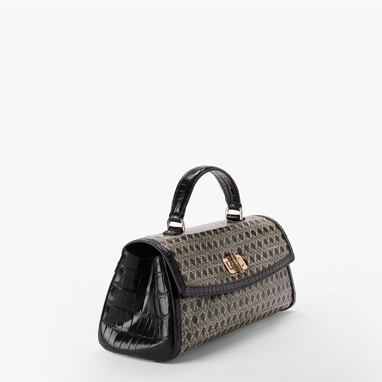 Black Medina	Dayan Satchel Side View