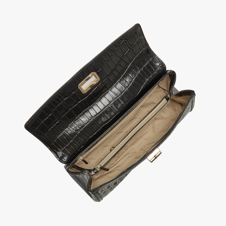 Black Medina	Dayan Satchel Open Top View