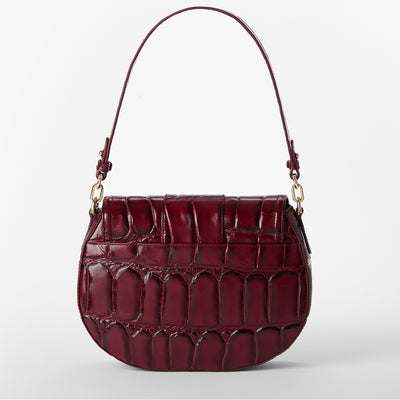 Merlot Nerina Cynthia Shoulder Bag Back View 