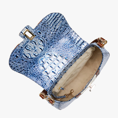 Coastal Blue Odysea Cynthia Shoulder Bag Open Top View 