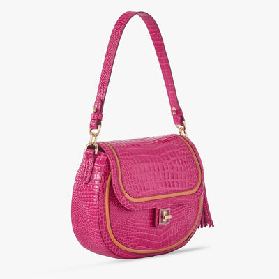 Paradise Pink Darlington Cynthia Shoulder Bag Side View 
